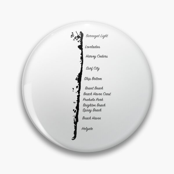 Item preview, LBI Towns Map designed and sold by marykatebuckman.
