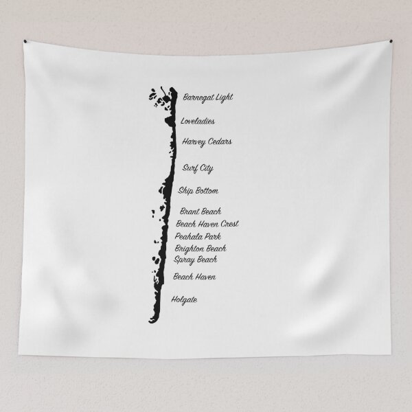 Item preview, LBI Towns Map designed and sold by marykatebuckman.