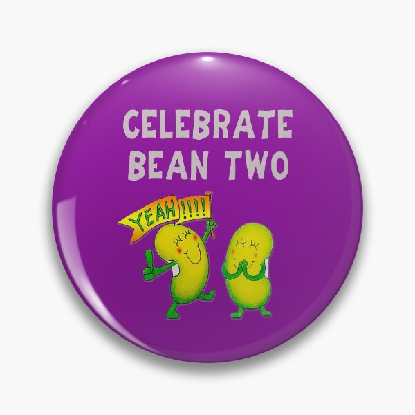 Item preview, Happy 2nd Birthday card - Celebrate Bean two designed and sold by Justbeanhappy.