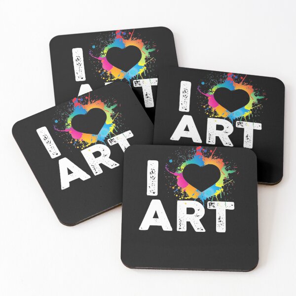 Item preview, Art shirts for Teachers I love Art, artist designed and sold by Olivernaessens.