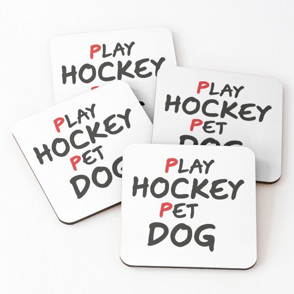 Item preview, Funny Hockey and Dog Tee: Play Hockey Pet Dogs designed and sold by hamza1451.