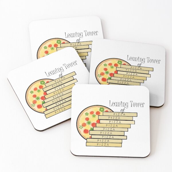 Item preview, Leaning Tower of Pizza designed and sold by Catsthetic.