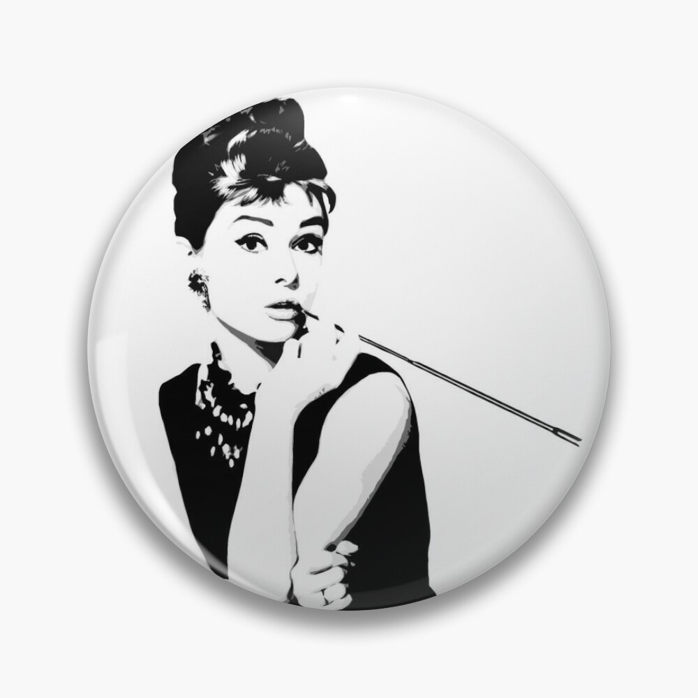 Audrey Hepburn Portrait Art Zipper Pouch for Sale by TresChicXO