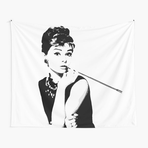Audrey Hepburn hand drawn Tote Bag for Sale by Dee Collins