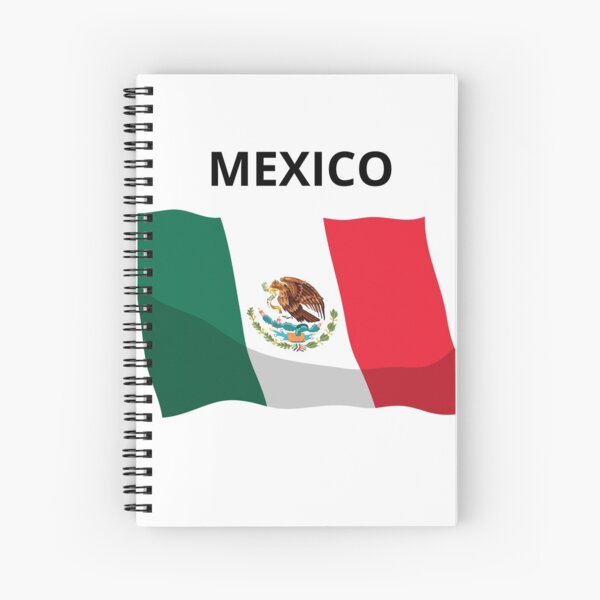 Cuaderno de espiral «México, bandera mexicana, Bandera de México» de  pacho5677 | Redbubble