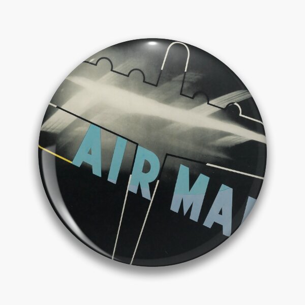 Item preview, Use Air Mail vintage travel poster designed and sold by stickart-marek.
