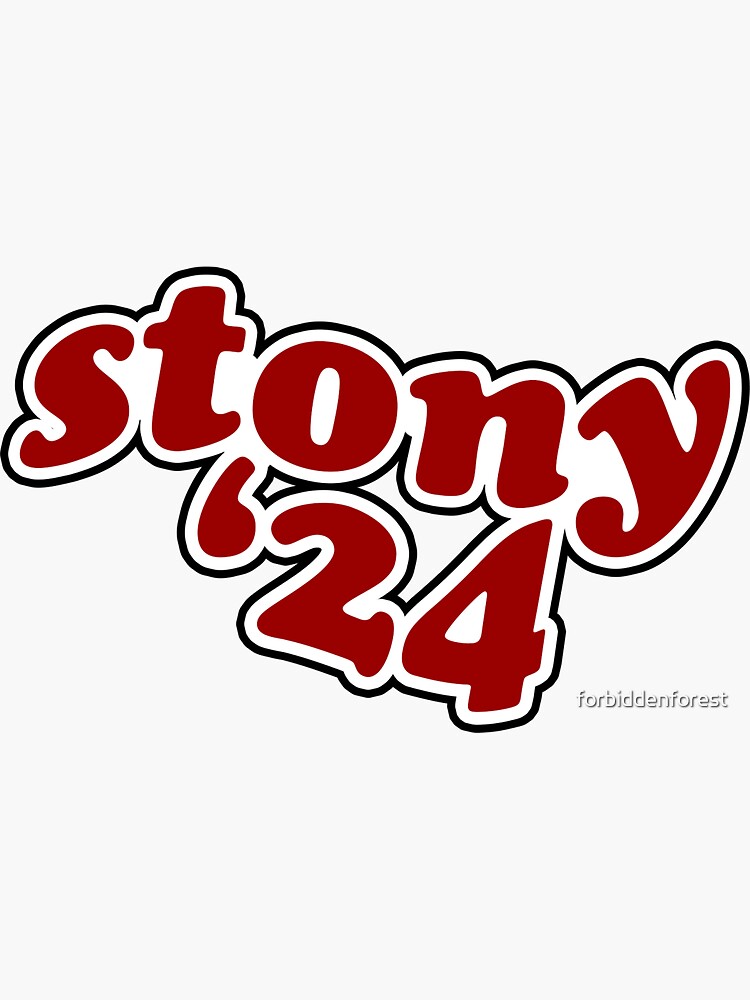 "Stony Brook University '24" Sticker for Sale by forbiddenforest