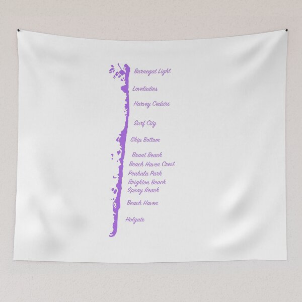 Item preview, LBI Towns Map designed and sold by marykatebuckman.