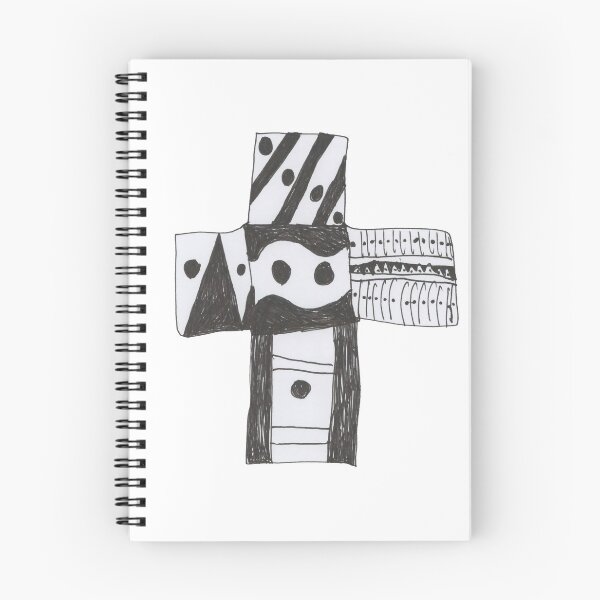 Item preview, black and white cross designed and sold by maimairo.