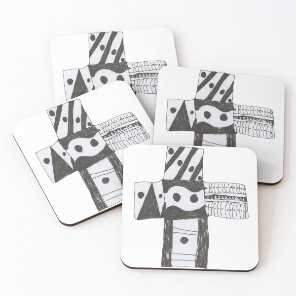 Item preview, black and white cross designed and sold by maimairo.