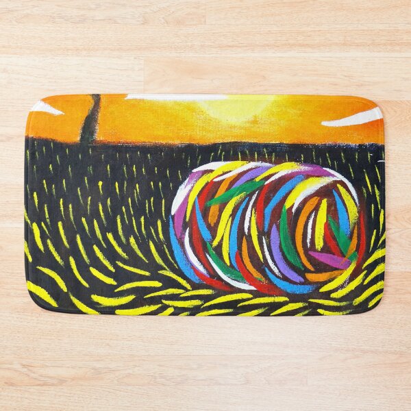 Item preview, Prairie Landscape - Colorful Farm Art designed and sold by Kitslam Art.