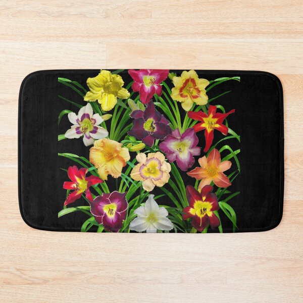 Item preview, Display of Daylilies I - on black designed and sold by rvjames.