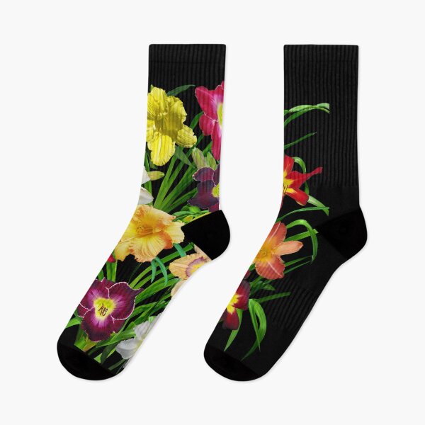 Item preview, Display of Daylilies I - on black designed and sold by rvjames.