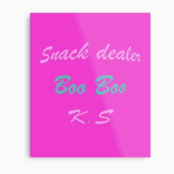 snack dealer boo boo k.S : Snack Metal Print