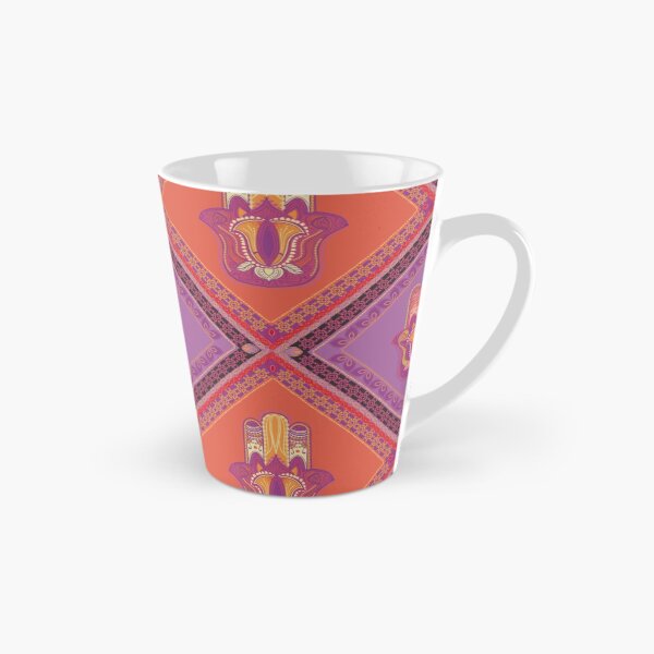 Item preview, Graphic hand drawn seamless pattern with hamsa in ethnic and boho style.  designed and sold by MilaOkie.