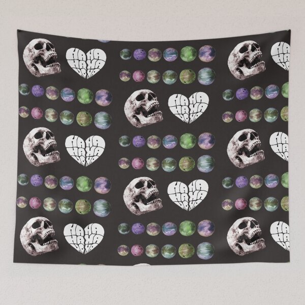 Item preview, Skull Laughing in Space Ha ha Ha designed and sold by Mutantland.