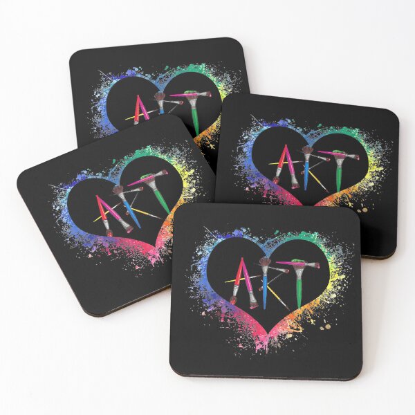 Item preview, Artist Art Teacher Shirt Colorfull Paint Palette Heart designed and sold by Matthijsverbeke.