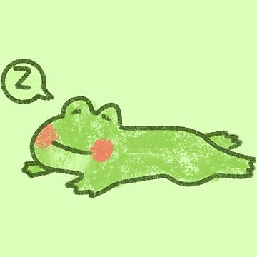 Artwork thumbnail, Sleepy frog by https-trees