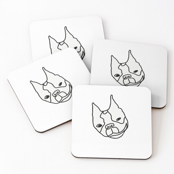 Item preview, Outline of Boston Terrier Head designed and sold by Maggie Reynolds.