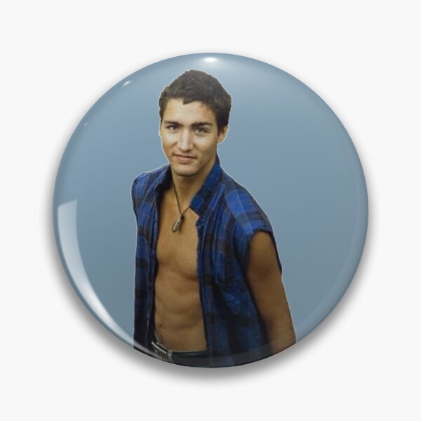 Item preview, Young Justin Trudeau Open Shirt designed and sold by quaintkoala.