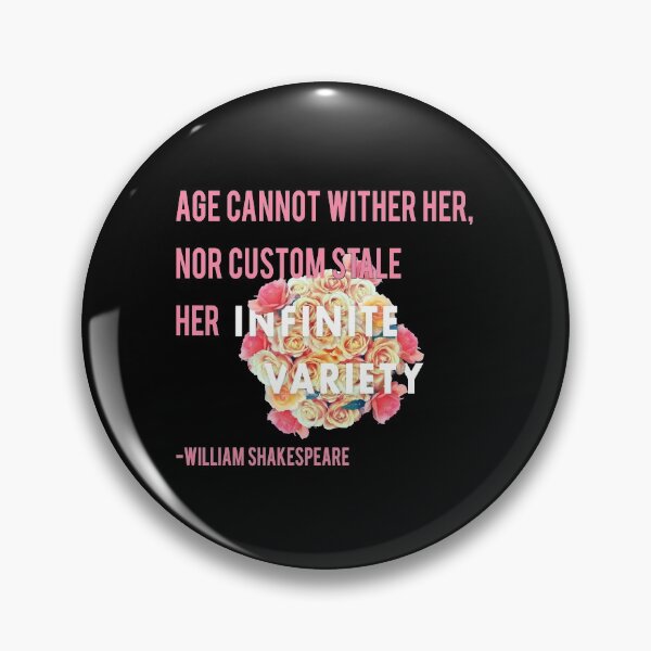 Item preview, Antony and Cleopatra Shakespeare Quote White designed and sold by ivpnyc.