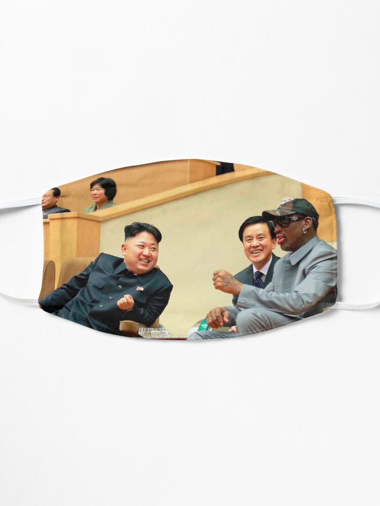 Alternate view of Kim Jong-un . dennis rodman . dennis . rodman . Rodman MJ and Scottie . Rodman . MJ . Scottie Mask