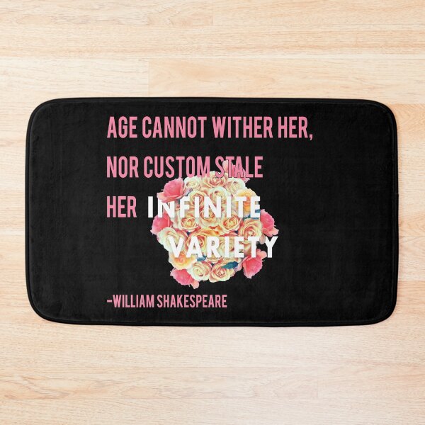 Item preview, Antony and Cleopatra Shakespeare Quote White designed and sold by ivpnyc.