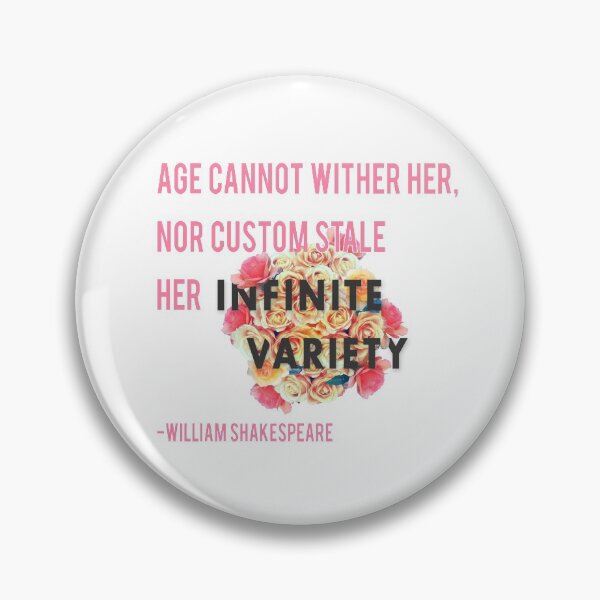 Item preview, Antony and Cleopatra Shakespeare Quote Black designed and sold by ivpnyc.