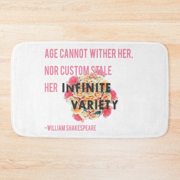 Item preview, Antony and Cleopatra Shakespeare Quote Black designed and sold by ivpnyc.