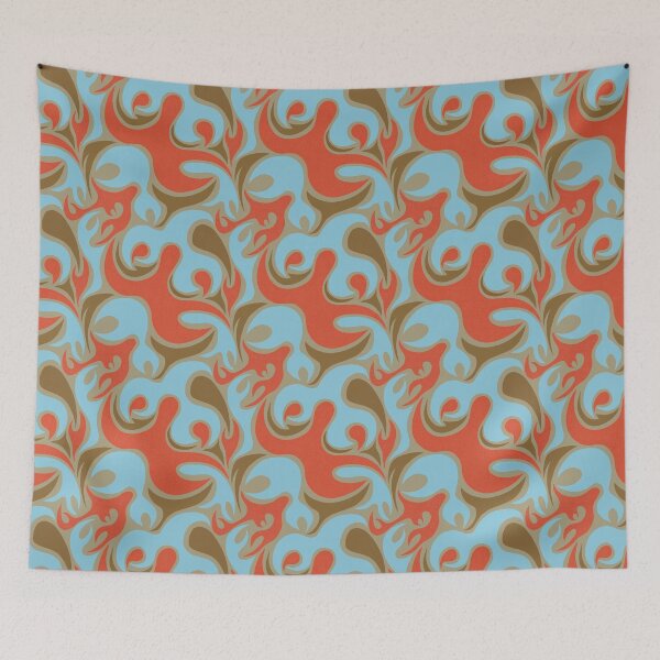 Item preview, Mod squad blob pattern 3 designed and sold by Shelley Gilbert.