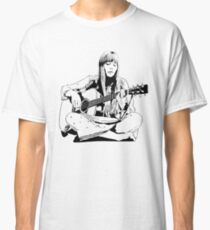 Joni Mitchell - Line Classic T-Shirt