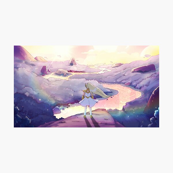 She-Ra regardant par-dessus Etheria Impression photo