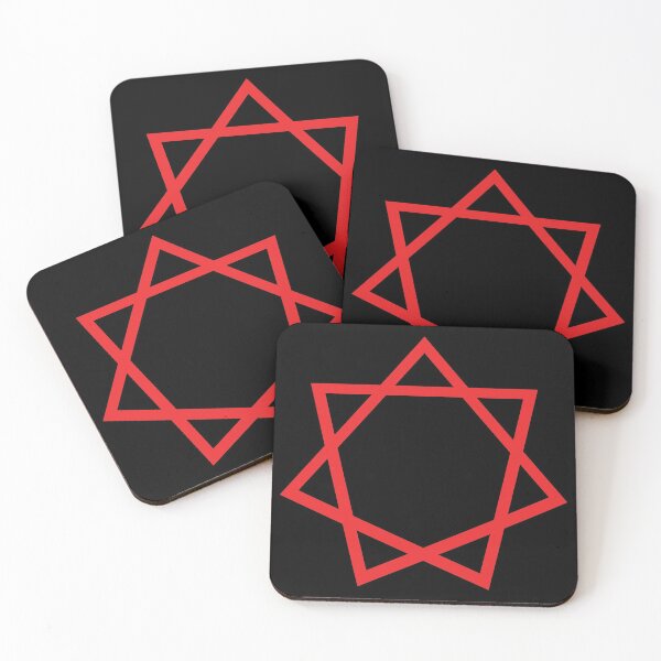 Item preview, Heptagram Symbol Red designed and sold by RetroNeon.