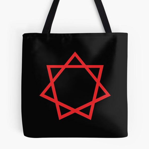 Item preview, Heptagram Symbol Red designed and sold by RetroNeon.