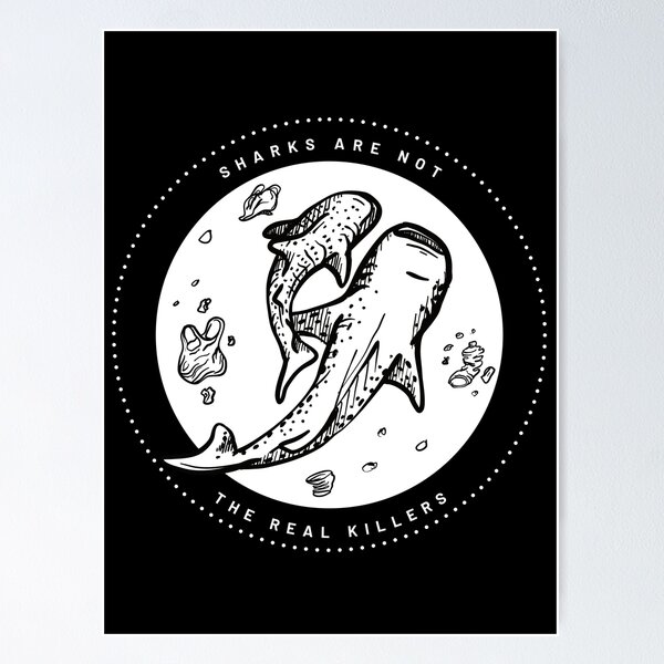 Item preview, Whale Shark Shirt - Sharks are not the real Killers - Save the Ocean Shirt - No Plastic Shirt - Animal Liberation Shirt - Shark Gift designed and sold by Tom N..