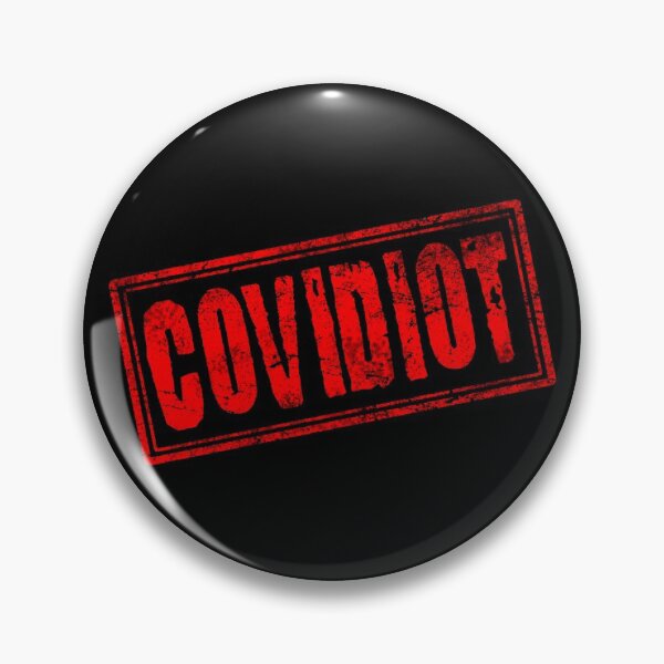 Item preview, Covidiot (Vintage Stamp) designed and sold by SassyClassyMe.