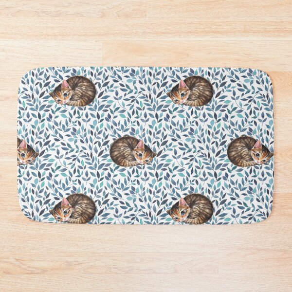 Item preview, Cute Kitten Watercolor Print designed and sold by SoNifty.