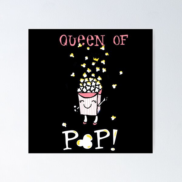 Item preview, Queen Of Pop Corn - Funnu Pop Corn Design, Pop Corn Lovers, Gift For Funny People designed and sold by Seopdesigns.