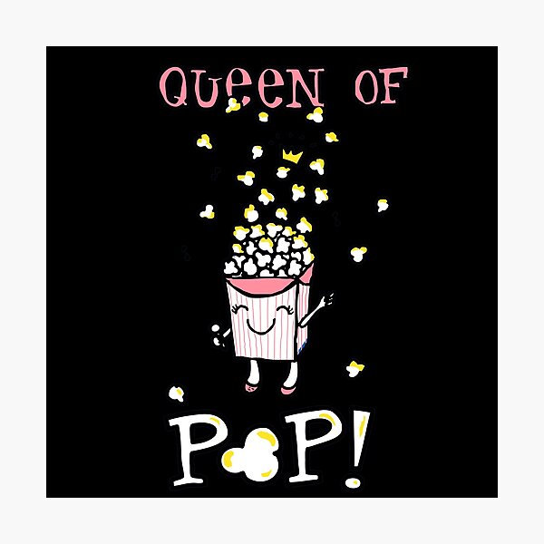 Item preview, Queen Of Pop Corn - Funnu Pop Corn Design, Pop Corn Lovers, Gift For Funny People designed and sold by Seopdesigns.