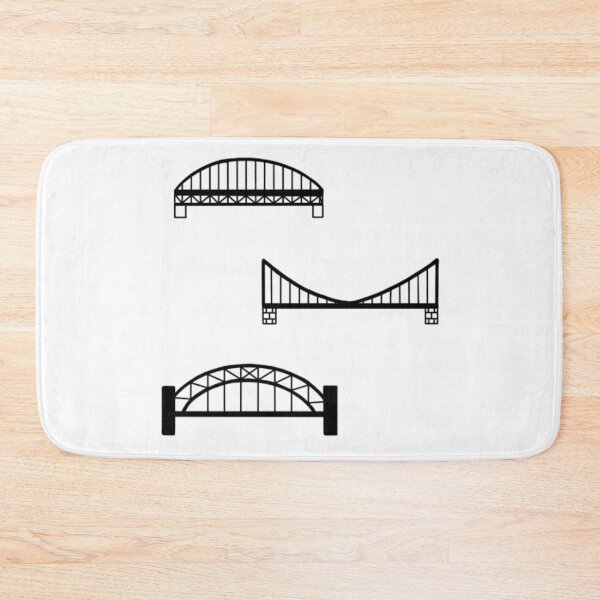 Item preview, pittsburgh bridges designed and sold by ekmdesigns.