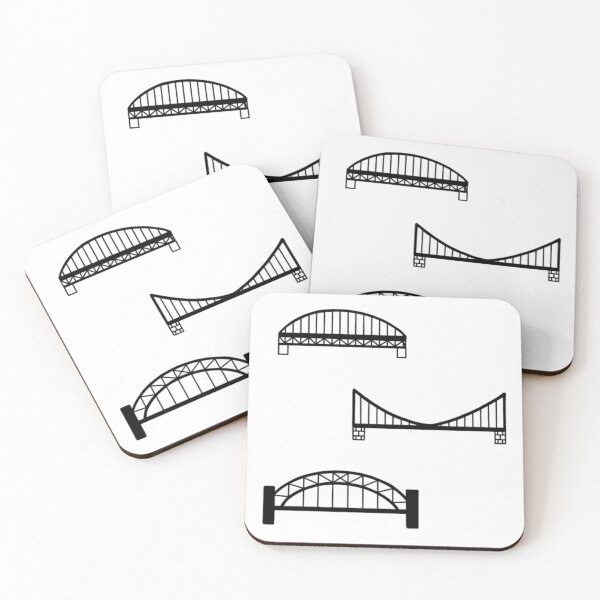 Item preview, pittsburgh bridges designed and sold by ekmdesigns.