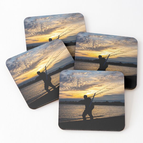Item preview, Surf Fisherman at Sundown designed and sold by ShootFirstNYC.