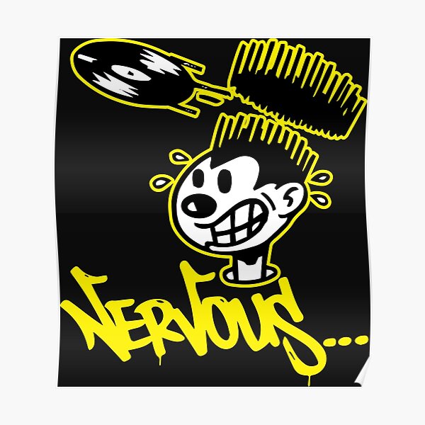 Nervous Records Logo Poster
