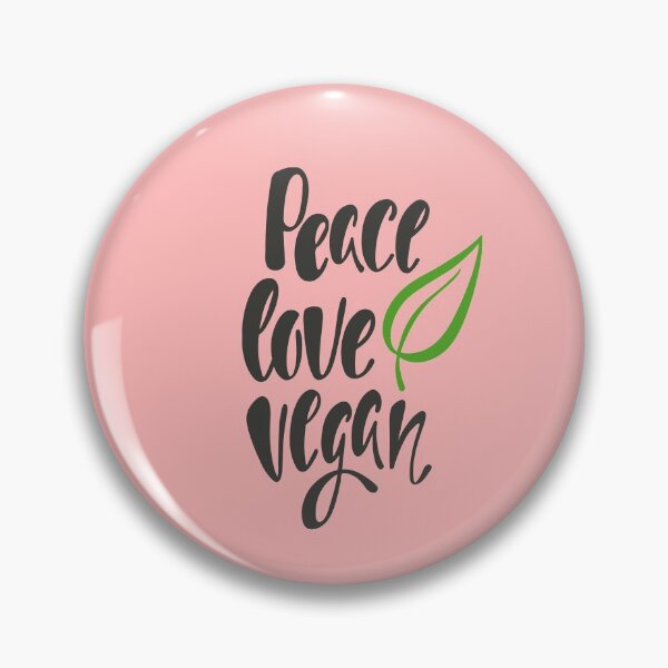 Item preview, Diseño vegano Peace Love designed and sold by SoNifty.