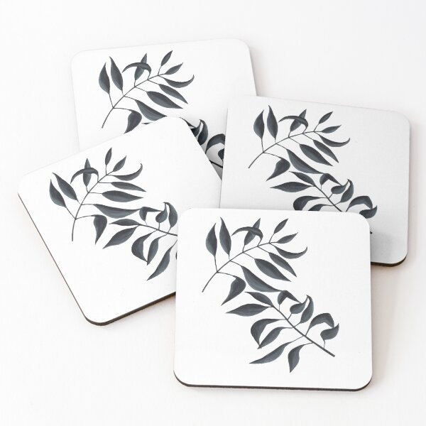Item preview, Grey Leaves  designed and sold by zibziby.