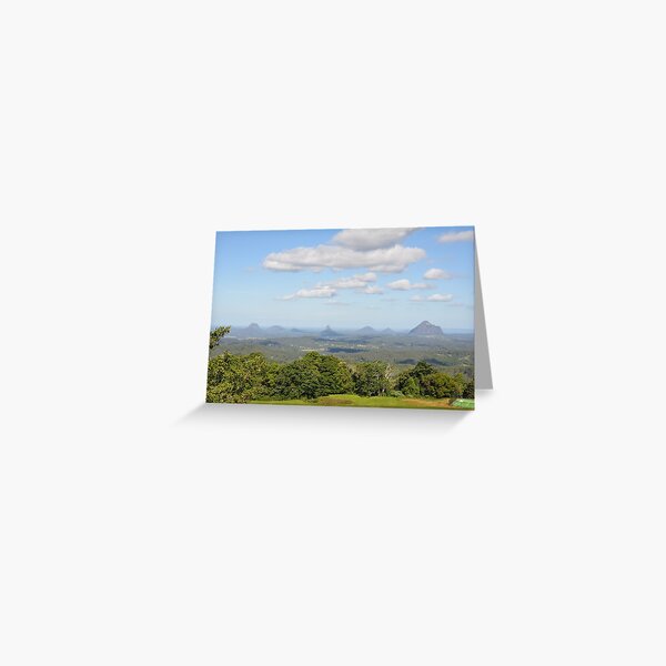 Glass House Mountains Australia Greeting Card