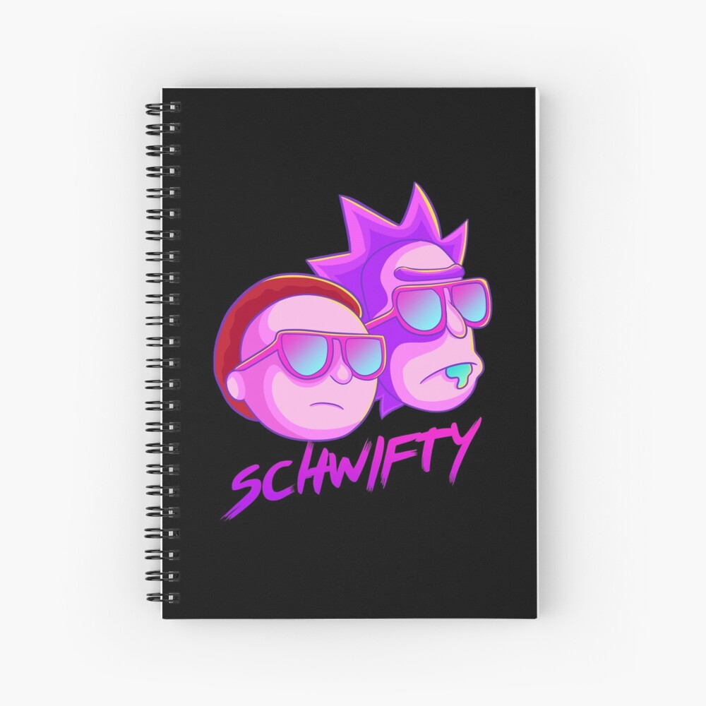 get schwifty Spiral Notebook