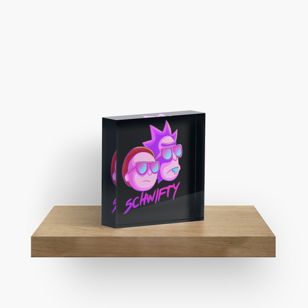 get schwifty Acrylic Block