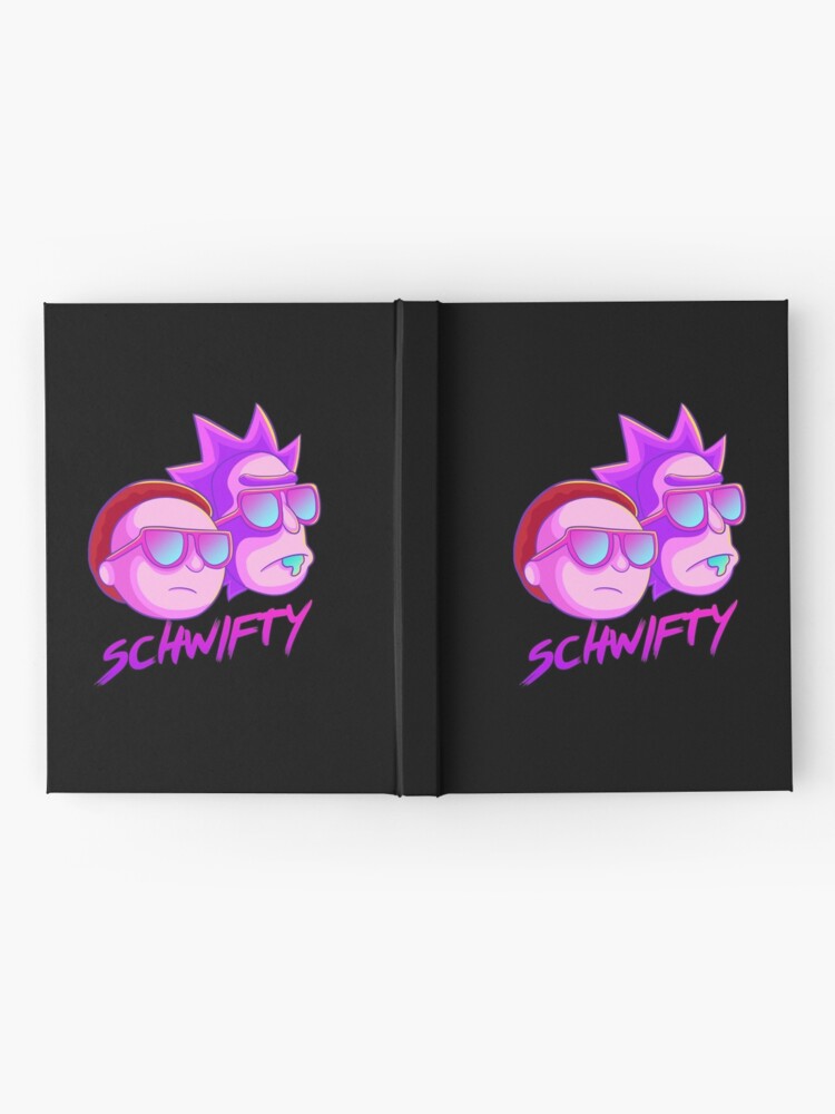Alternate view of get schwifty Hardcover Journal