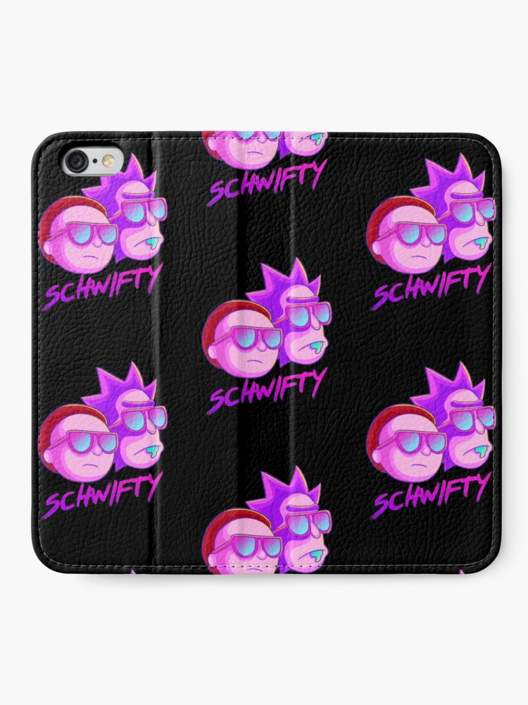 Alternate view of get schwifty iPhone Wallet